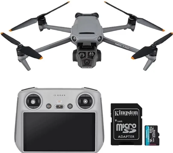 Diskon!!@ DJI Mini 4 Pro Fly More Combo Plus dengan DJI RC 2, Dron-E dengan kamera untuk dewasa 4K,3 baterai penerbangan cerdas Plus