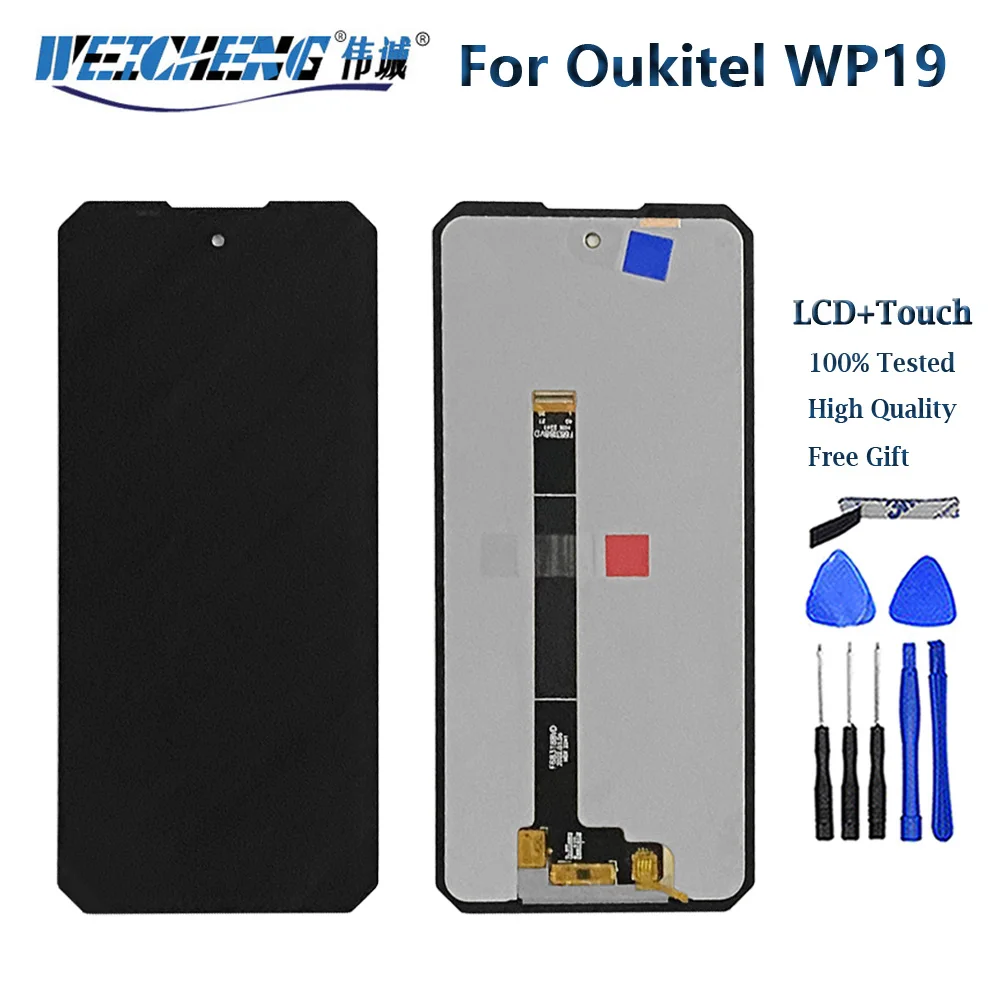 New Original For Oukitel WP19 Cell Phone 6.78“ LCD Display Assembly Digitizer Touch Glass Panel Screen Repair Oukitel WP19 LCD