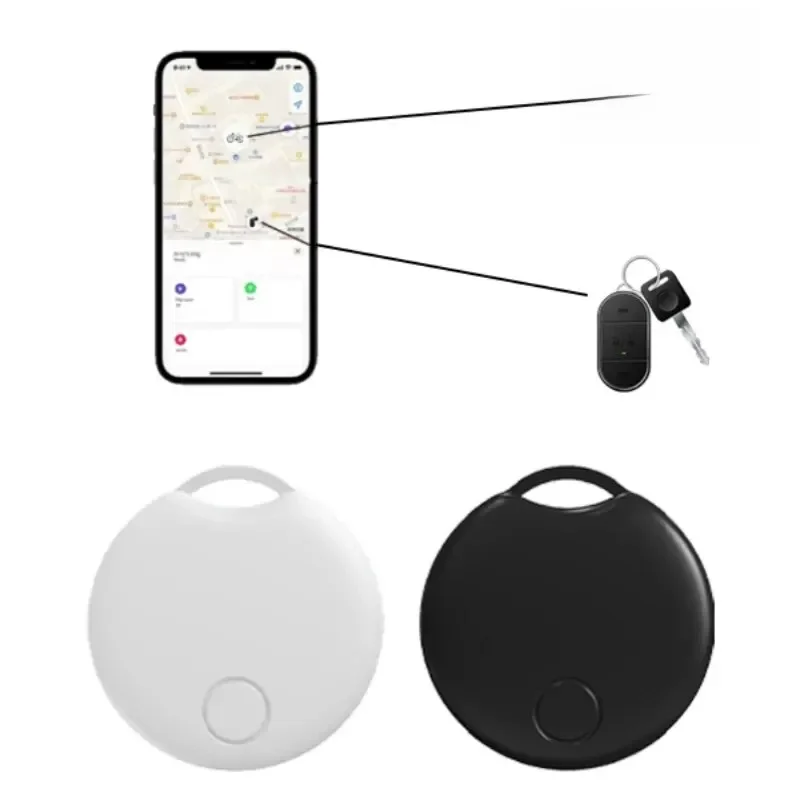AliExpress HIMOJO Bluetooth GPS Tracker for Air Tag Replacement Via Apple Find My to Locate Bag Bottle Card Wallet Bike Keys Finder MFI Smart ITag