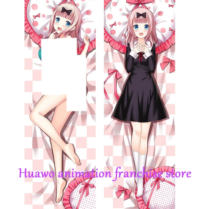 

Anime Dakimakura Pillow Chika Fujiwara 2-Side Print Pillowcase Hugging Body Cushion Cover Otaku Waifuristmas Decoration 2023