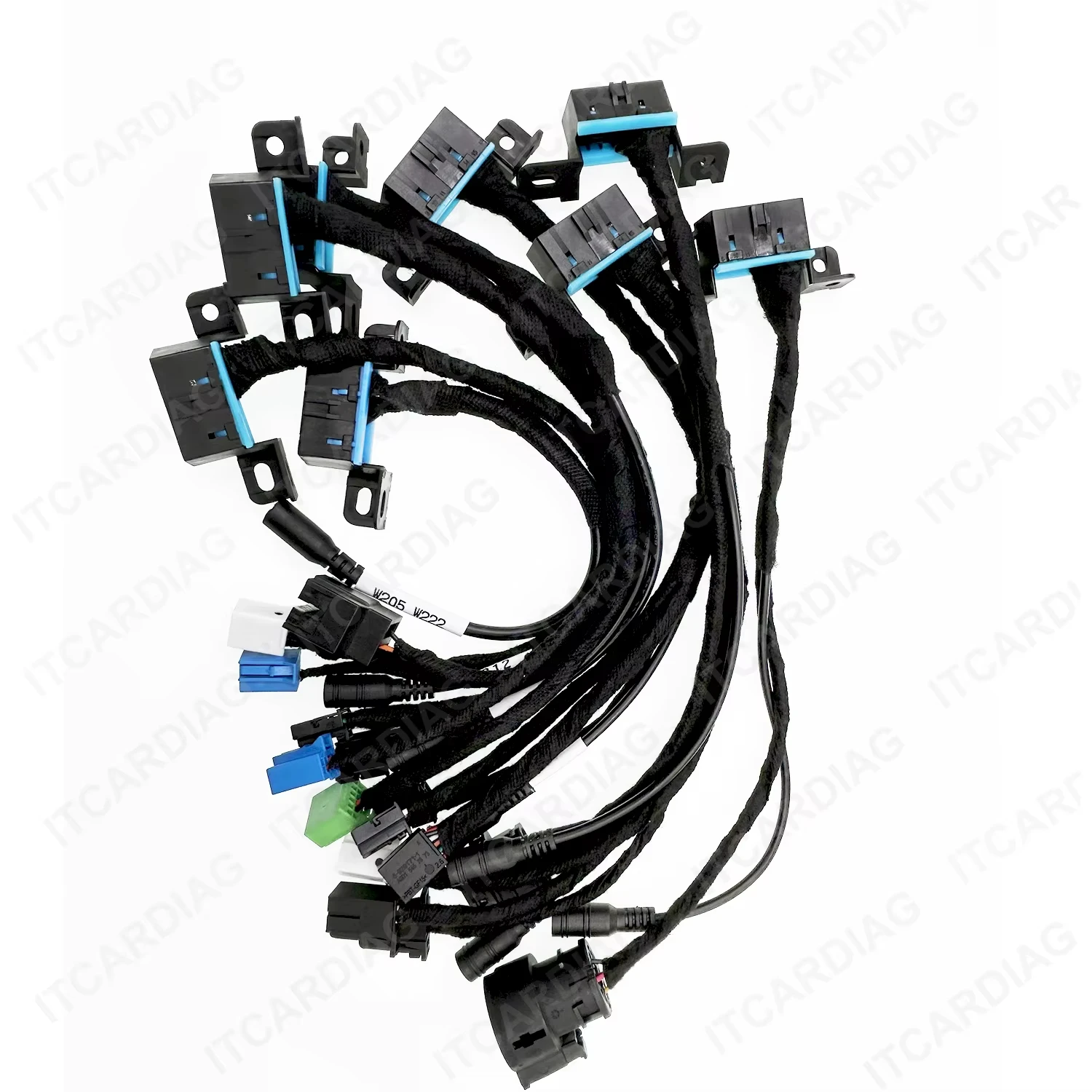 For Mercedes 8PCS EIS ELV Test Cables Set Works With VVDI MB BGA CGDI Prog M-B Detection Key Best Wire Maintenance Line Locks