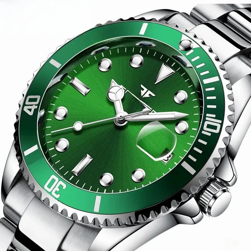 2024 Luxe Merk Mannen Horloge Staal Tourbillon Skelet Mechanische Horloges Lichtgevende Automatische Datum Diamant Fngeen 9001 Polshorloge - afbeelding 2