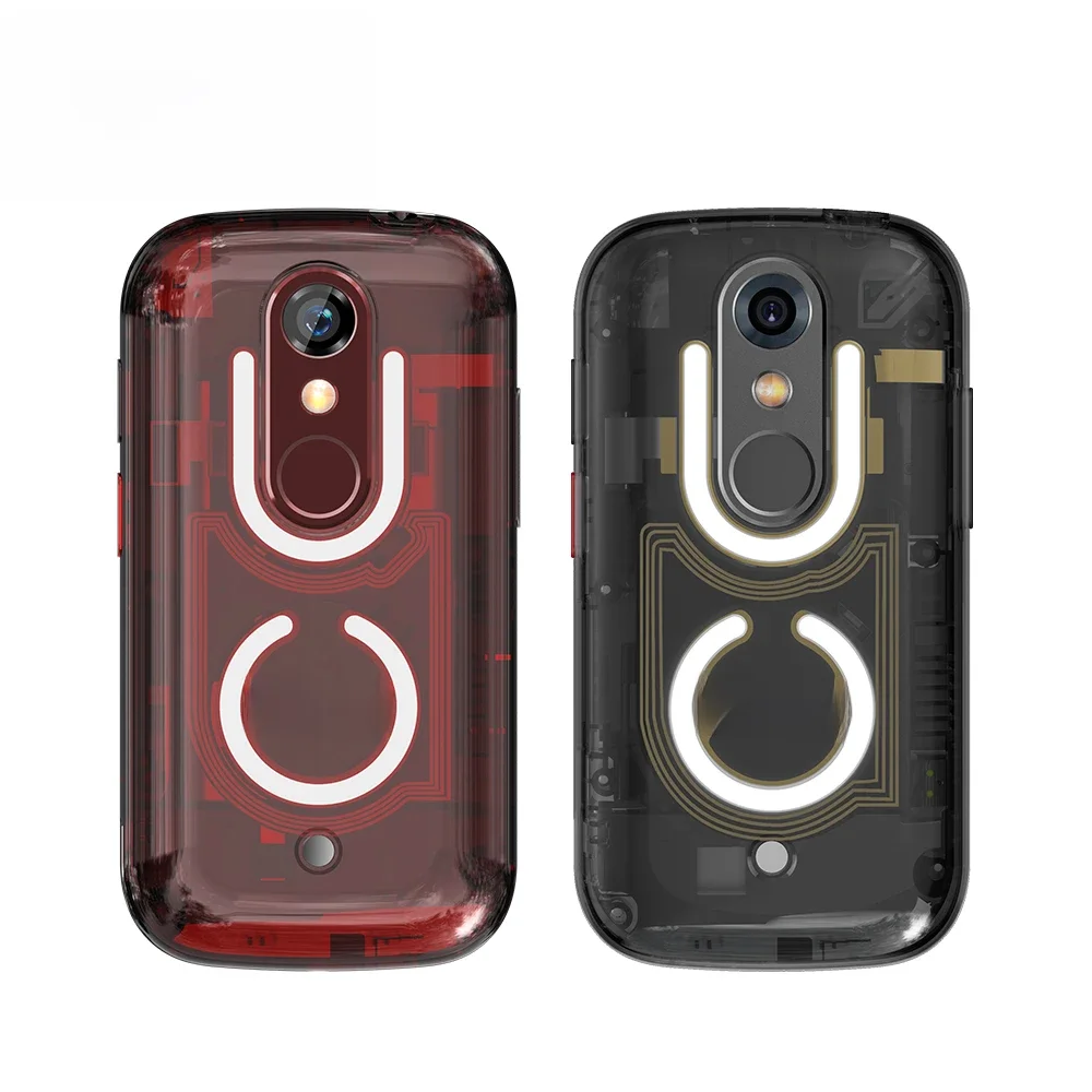Unihertz Jelly Star 4G Android 13 8GB 256GB Ontgrendeld transparant backshell LED-licht 48MP 2000mAh - afbeelding 2