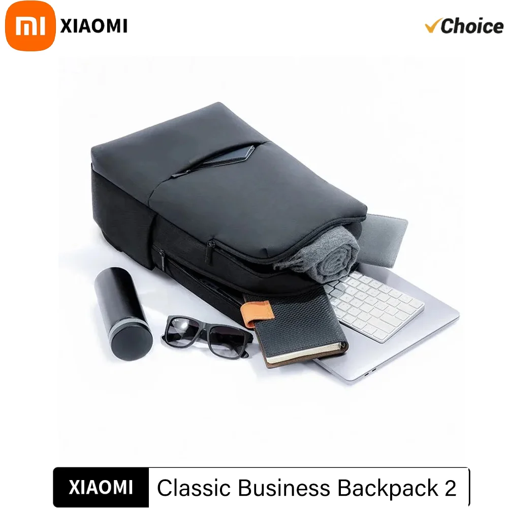 NEW Original Xiaomi Classic Business Backpack 2 Fashion Laptop Bag for Men and Women Travel Large Capacity Backpack