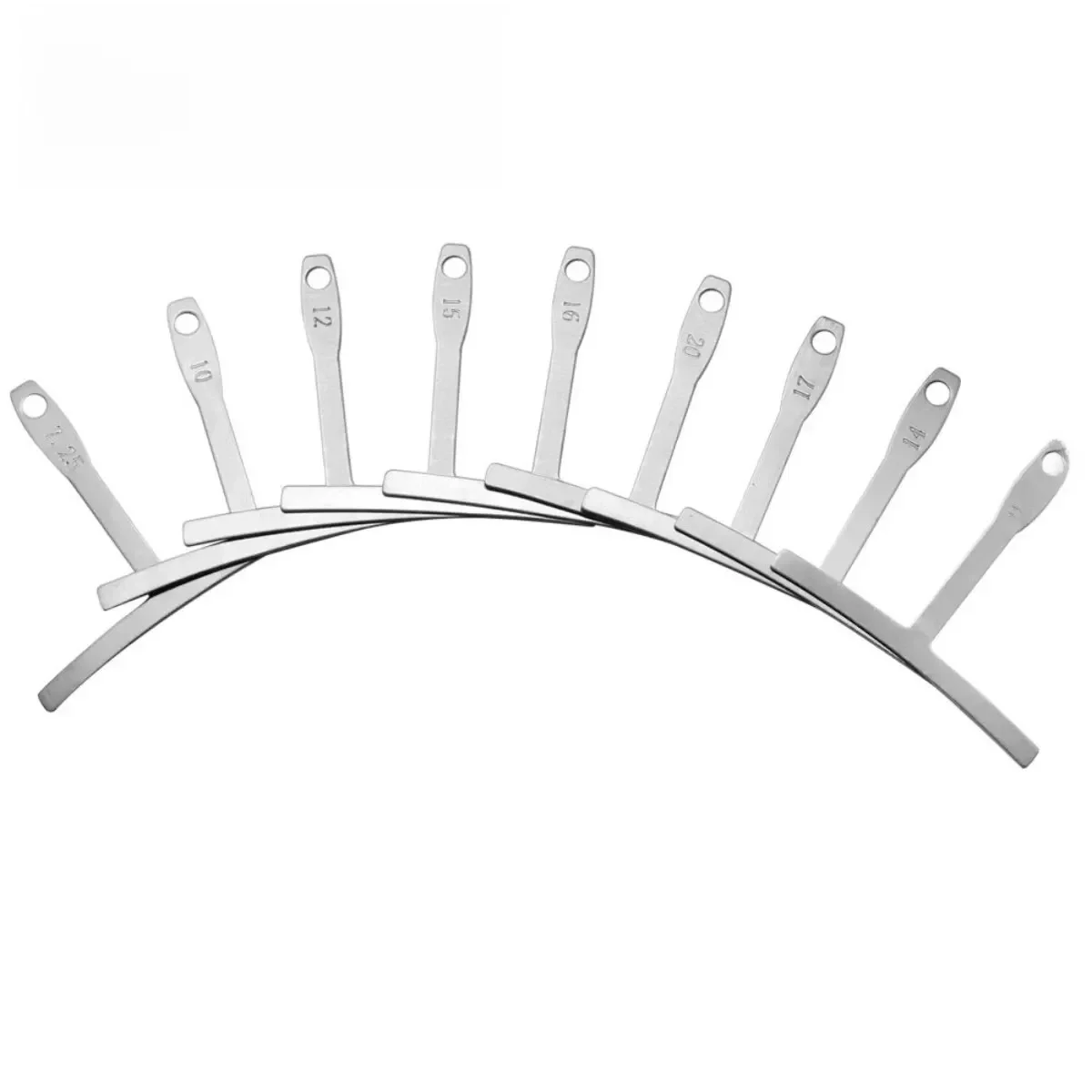 Ata Wayer-Jauge de rayon JERadius sous la ficelle, jauges de ficelle, outils de luthier pour jauge de rayon JEFretboard, 9 pièces