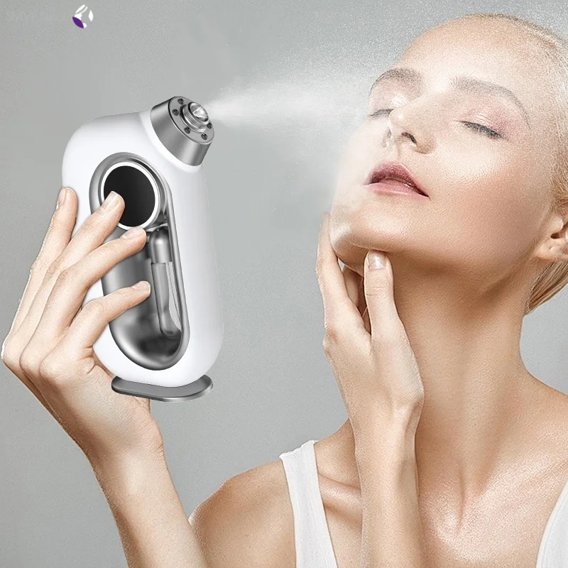 

Cordless Beauty Sprayer 0.3mm Nano-Mist & Blue Light for Collagen Boost At-home Hydrafacial Glass Skin Sprayer Oxygen Care