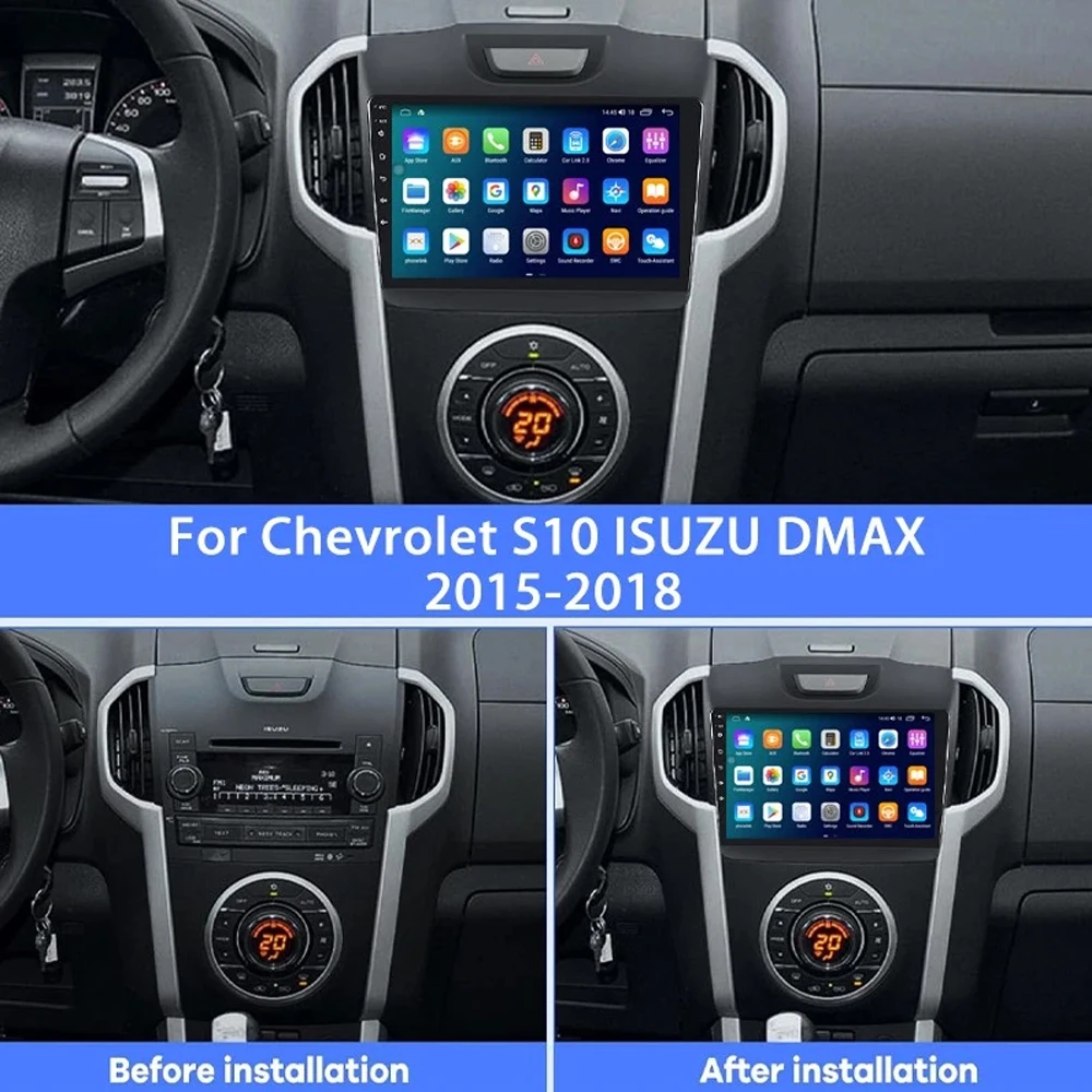 Für Isuzu Dmax MuX 2012-2020 Apple Carplay Android 16 Auto-Stereoanlage Radio-Videoplayer GPS WIFI Multimedia-Player 5G Wifi Kein 2din – Detail 2