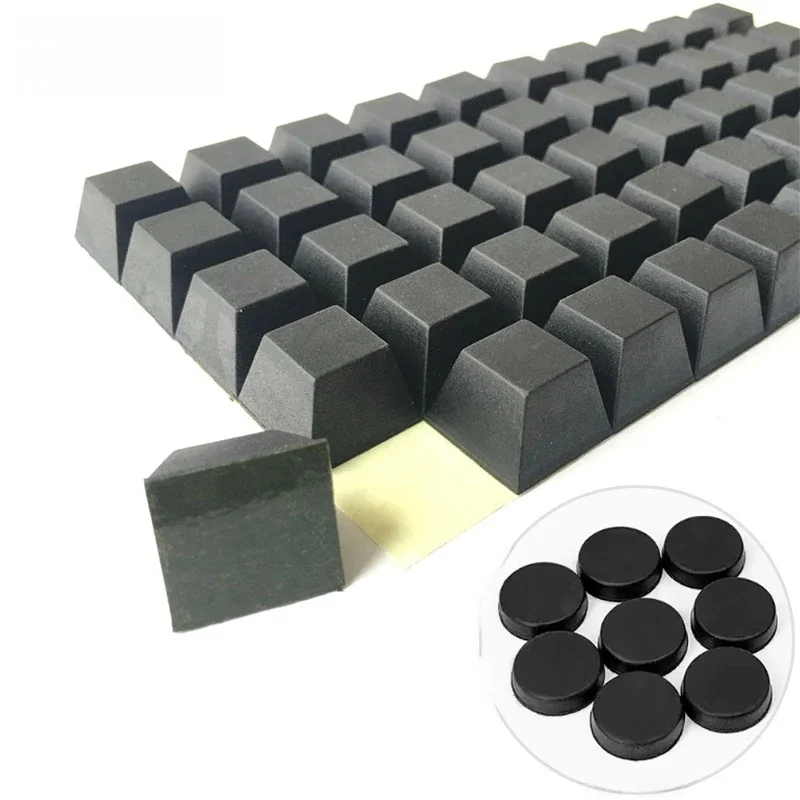 Coussinets de pieds de meubles en caoutchouc, tampons auto-adhésifs antidérapants, protecteurs, absorbeur, Absorption des vibrations, caoutchouc Anti-choc