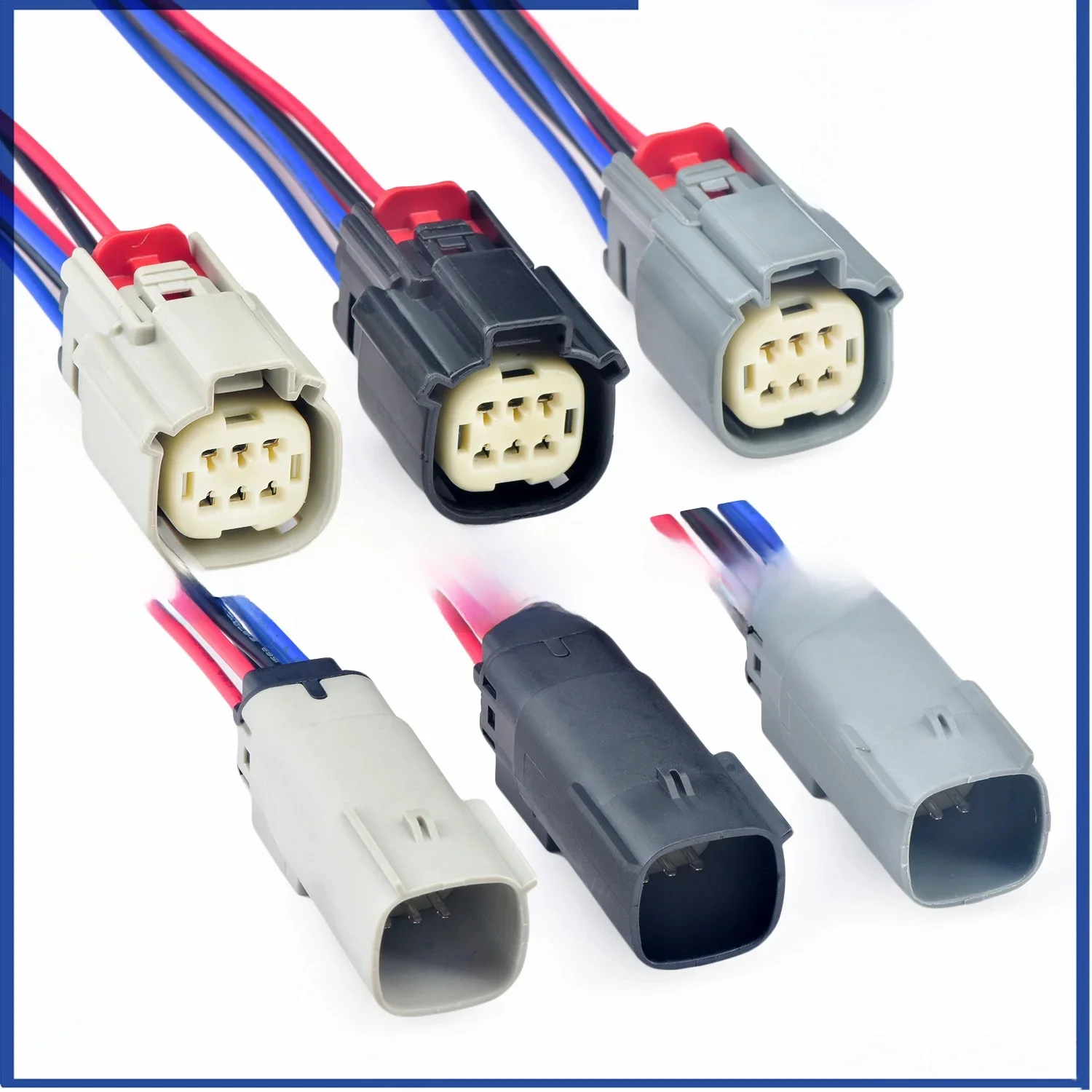 Connecteur étanche automobile à 6 broches, feu arrière, pare-chocs, antibrouillard, prise de faisceau de câbles pour Ford Buick Chevrolet Cadillac