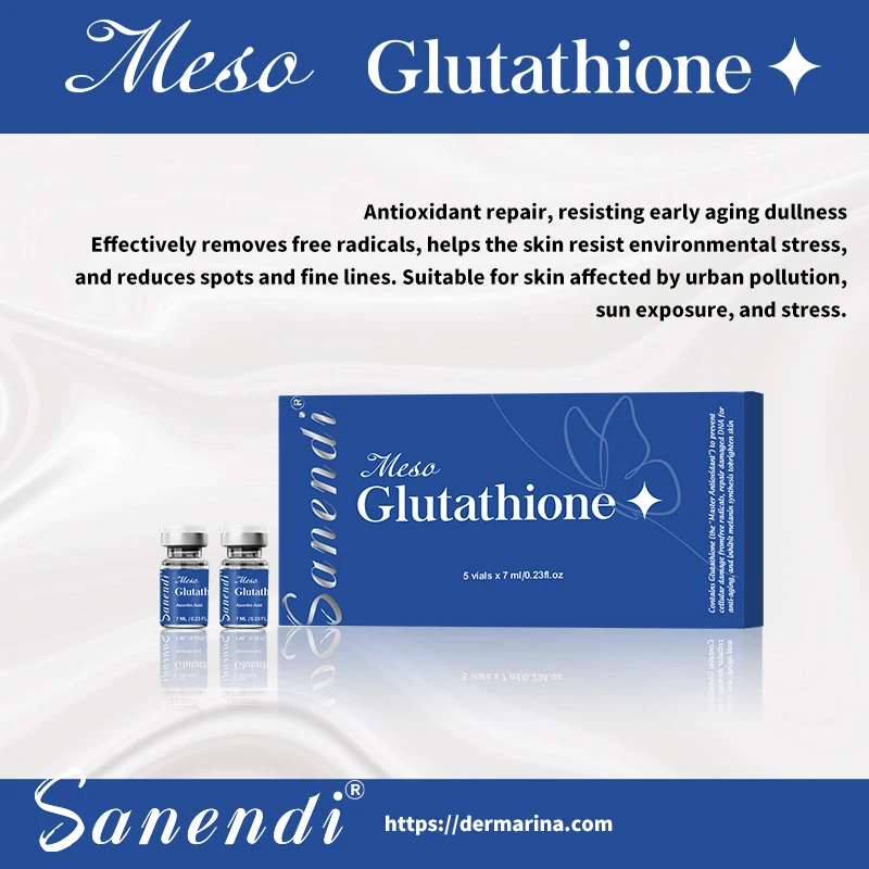 meso glutathione SANENDI Series Skin Care Solution Vitamin C PDRN Peptide Beauty Serum Professional Facial Essence How Lyme Disease Steals