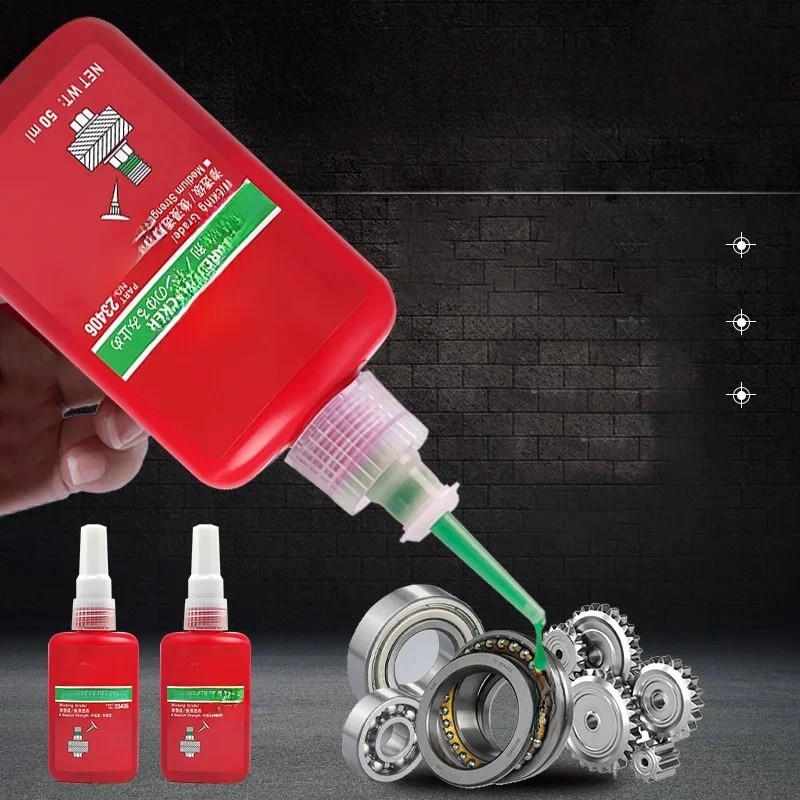 Colle anaérobie pour vis 10/50ml – Fixateur de filetage 222 242 243 263 271 272 290 – Agent adhésif anti-desserrage