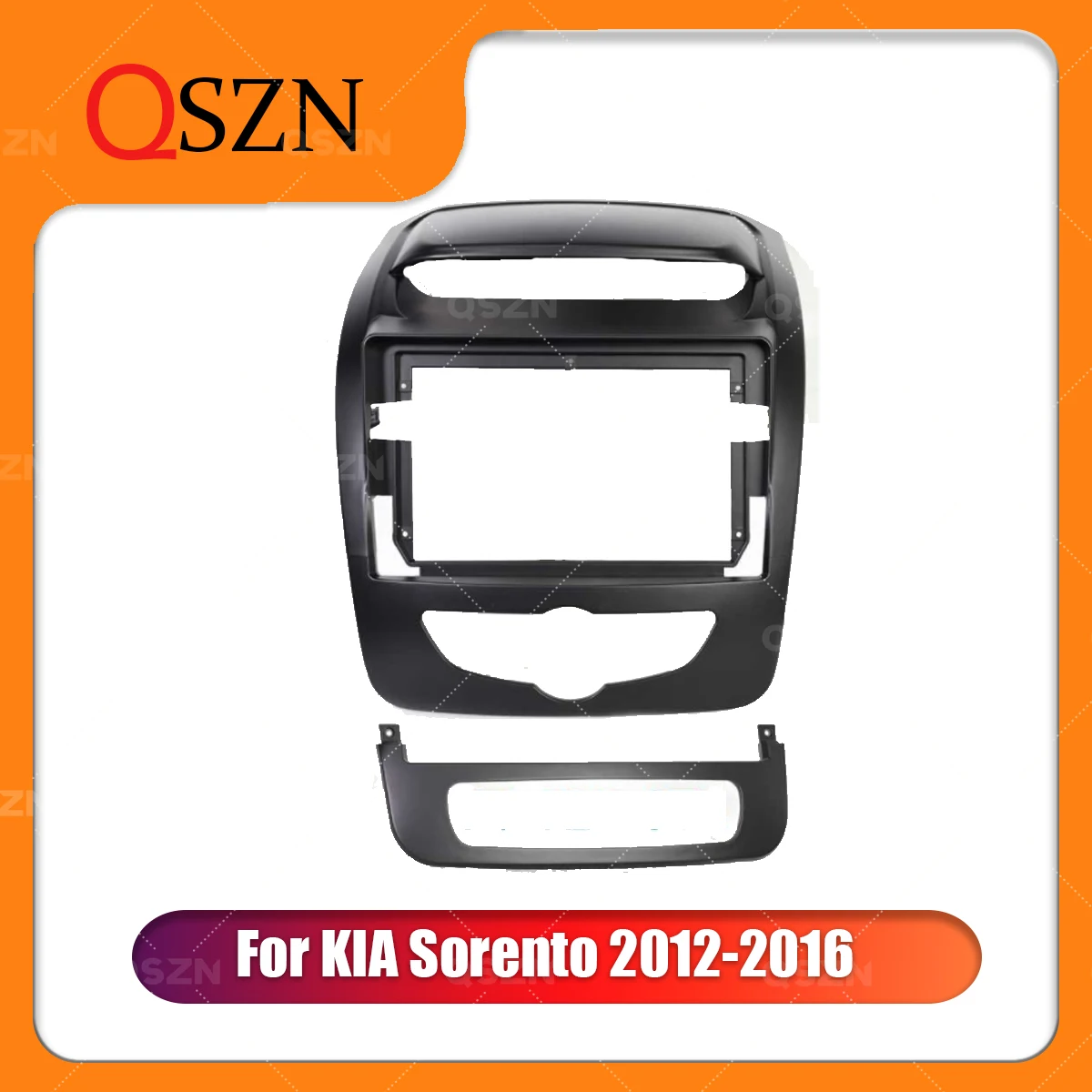 

QSZN 9 Inch Car Radio Frame Fascia For KIA Sorento 2012-2016 Bezel Panel Fit Installation Dashboard Mount Kit 2 Din