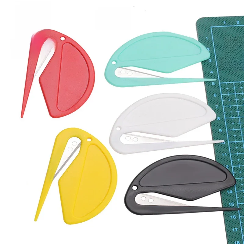 1-teiliger Brieföffner, Umschlag, Briefschneider mit Rasiermesser, Verpackungsschneider, Boxöffner, sicherer Brieföffner für den Umschlag im Home Office