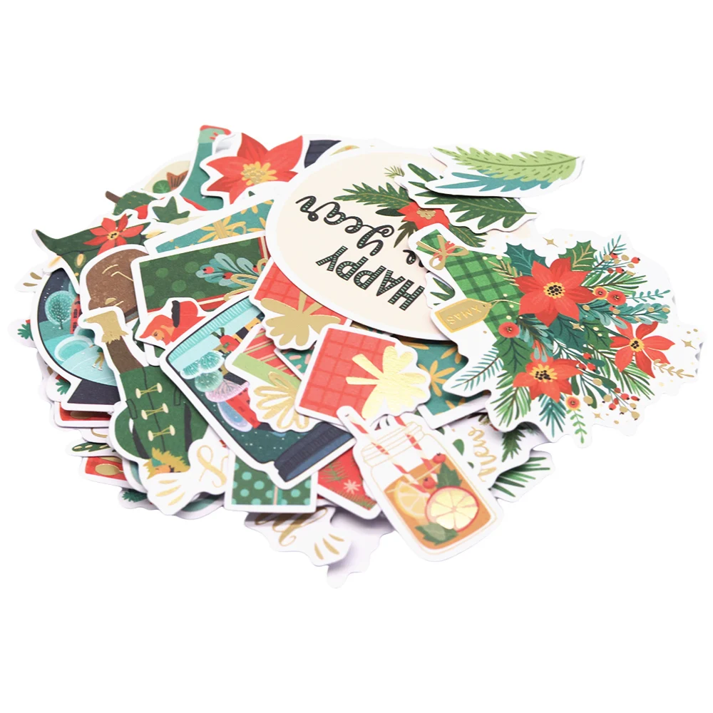 Kreatywna ścieżka papieru Die Cuts Ephemera Pack 174 sztuk upiększeń DIY rzemiosło Scrapbooking Cardmaking Journaling dekoracje