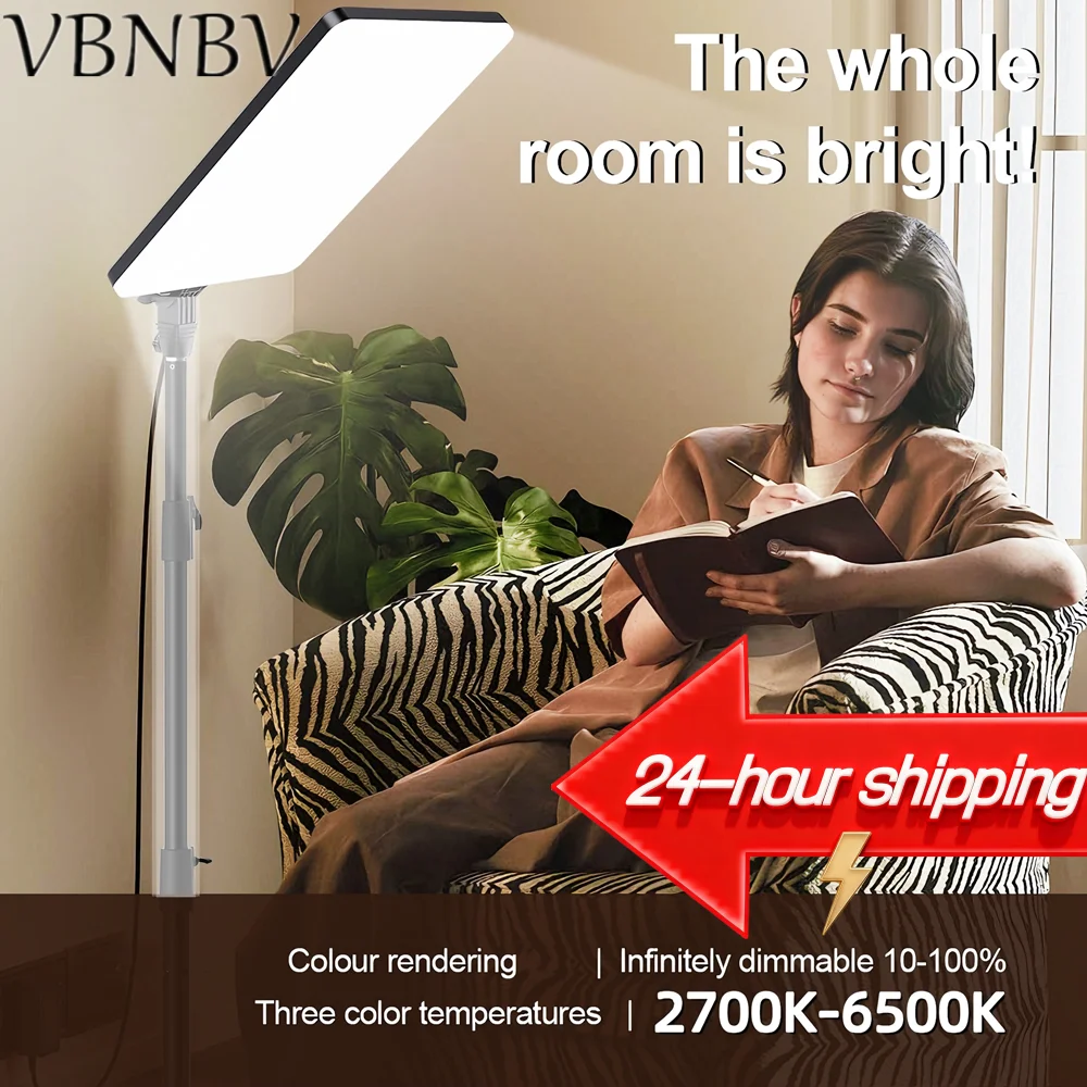 

VBNBV 11 Inch 2700K-6500K LED Panel Light Photographic Lighting Portable Video Fill Light for mobile photography lighting