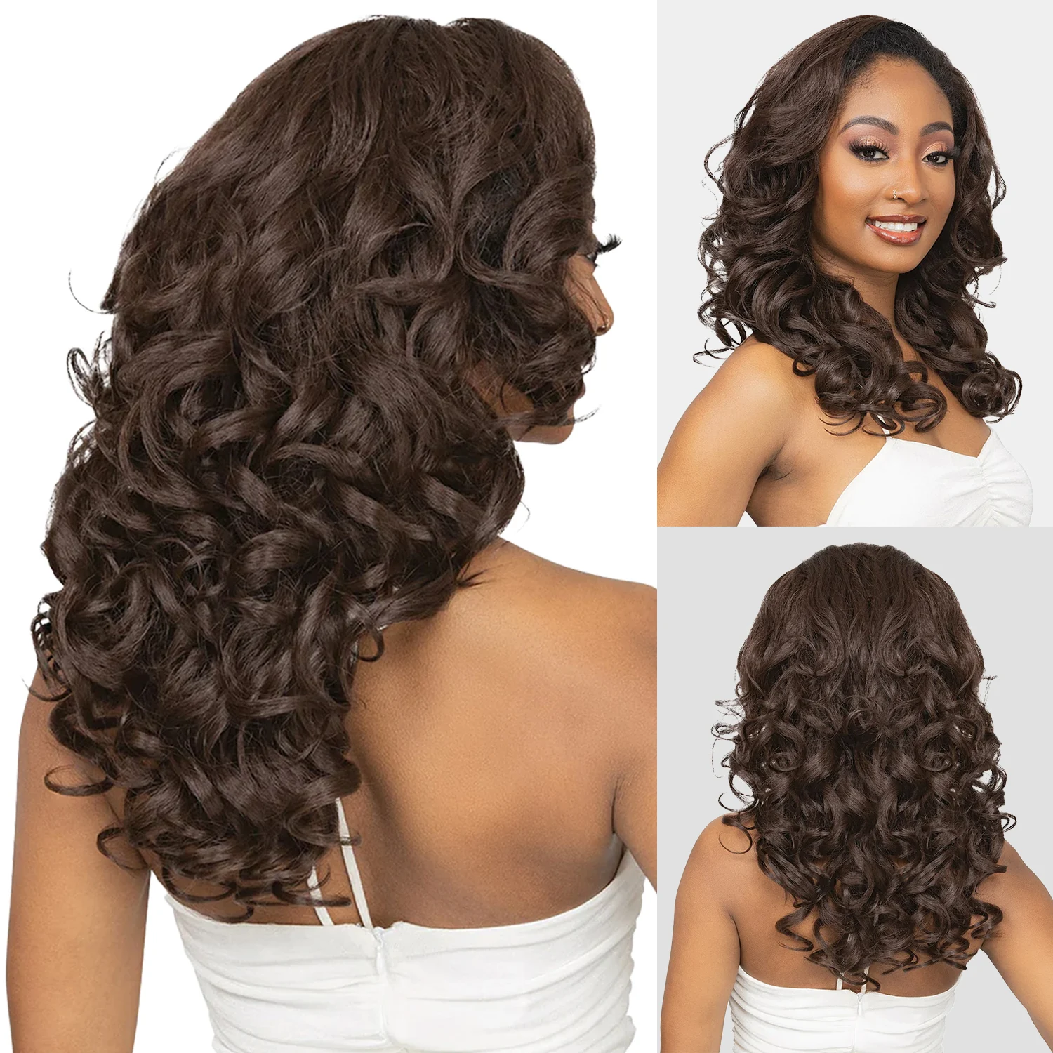 مجموعة جانيت شعر بشري برايم يونيميكس شعر مستعار اصطناعي ريمي الوهم أوسلو