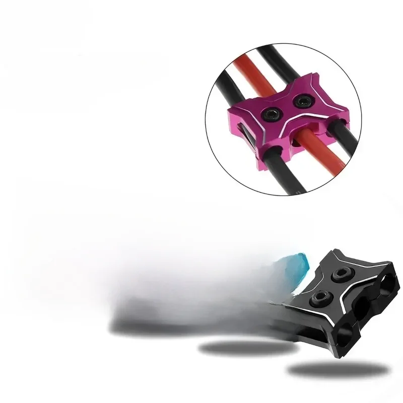 Boucle de serrage fixe en métal pour gestionnaire de câbles de moteur ESC de 4mm, empêche l'outil de Clip de ligne emmêlée pour modèle de voiture RC, bateau, Drone