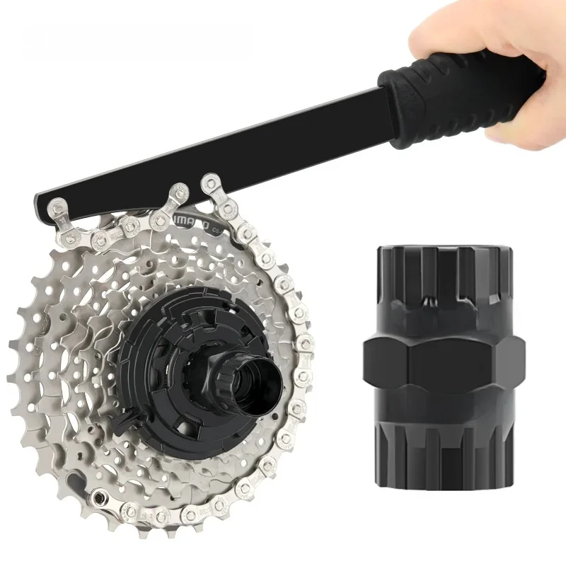 AliExpress riderace Bicycle Flywheel Removal Tool Kit Bike Flywheel Remover Socket Tool Wear-Resistant High Strength Steel for Cassette Freewheel
