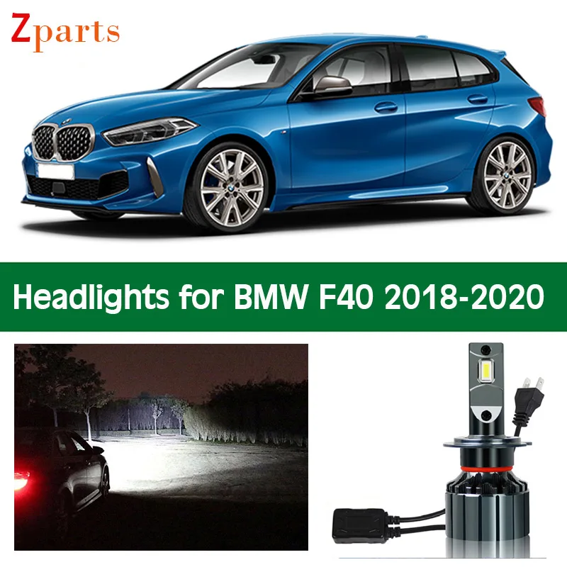 

Car Bulbs For BMW 1 F40 2018 2019 2020 LED Headlight Headlamp Low High Beam Canbus Auto Lights 12V 6000K Lighting Accessories