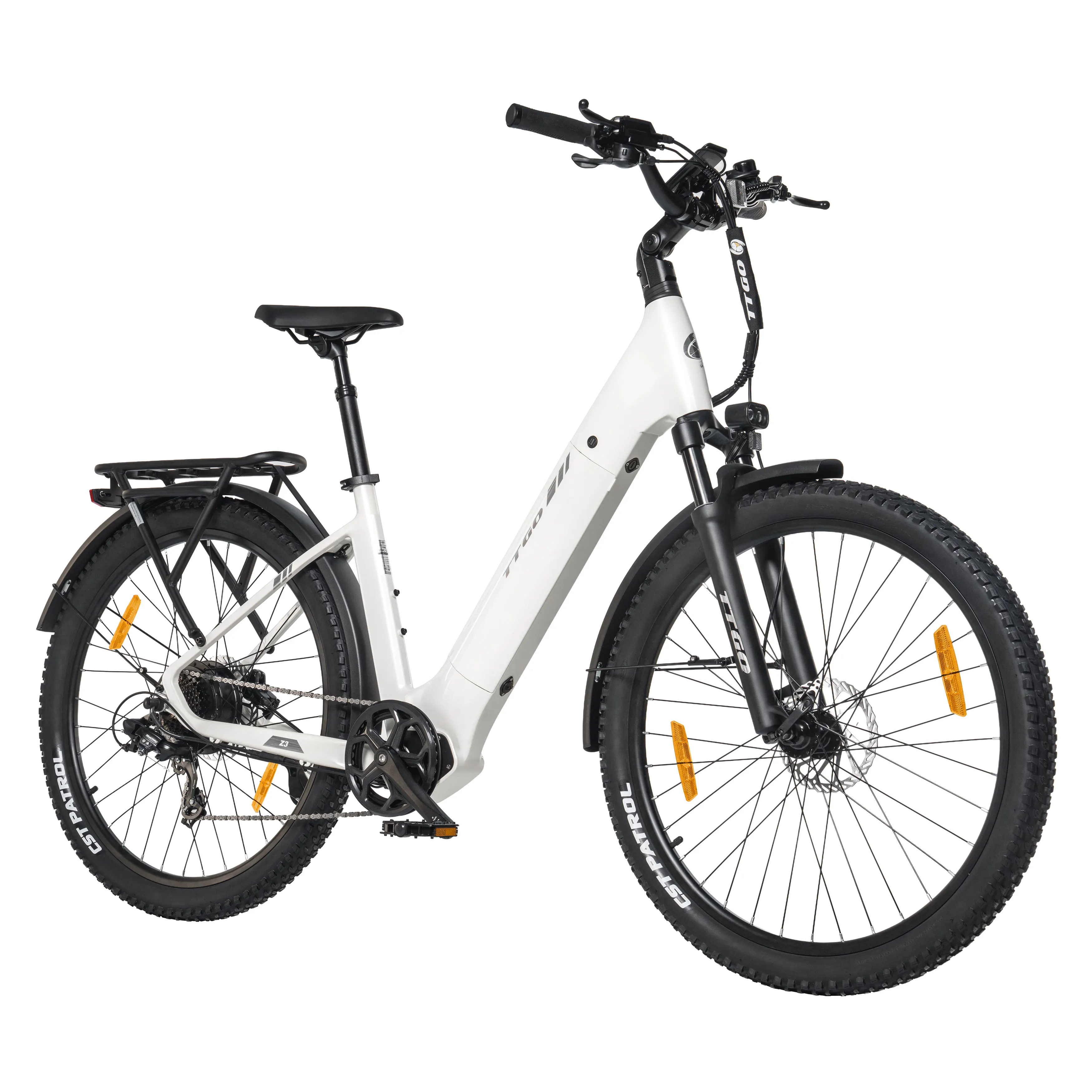 TTGO Z3 E-Bike – 48V 15AH Akku (120km), 70Nm, 250W Motor, Shimano 7-Gang, Ölbremsen, 27.5“ Alu, gefederte Sattelstütze