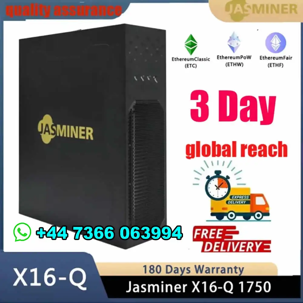 

RR BUY 10 GET 6 FREE JASMINER X16-Q 1750MH 595W 8G OCTA ETC Miner Quiet WiFi with PSU