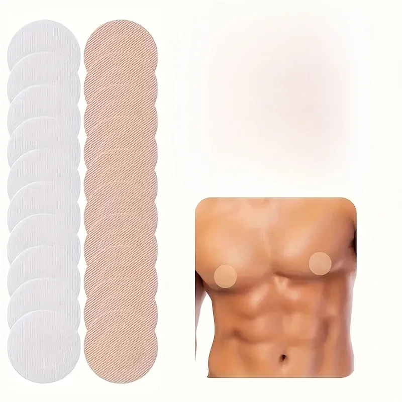 Cache-mamelon jetable pour hommes, Patch de sein Invisible Ultra-fin Anti-bulge, autocollants de mamelon doux et imperméable