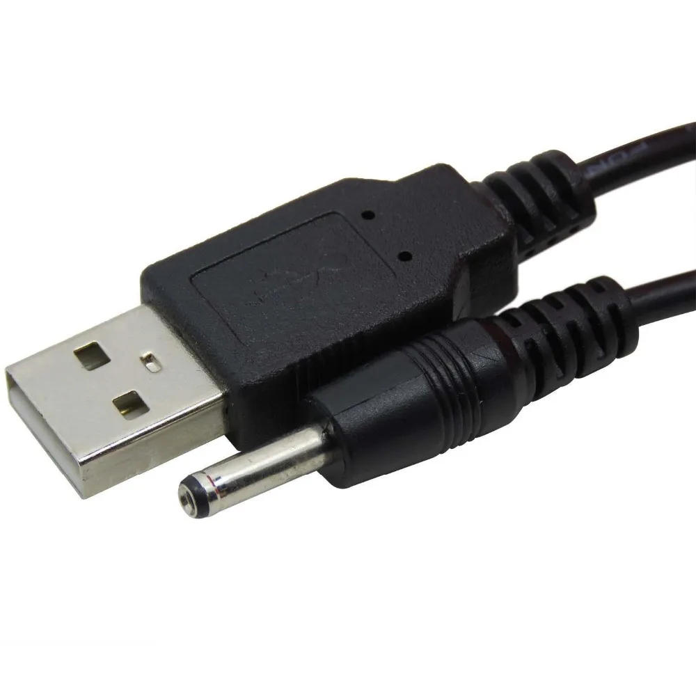 Cable de alimentación USB 2,0 A macho A DC, Conector de 2,0x0,6mm, 2,5x0,7mm, 3,5x1,35mm, 1,7mm x 4,0, 5,5x2,1mm, 5 voltios DC