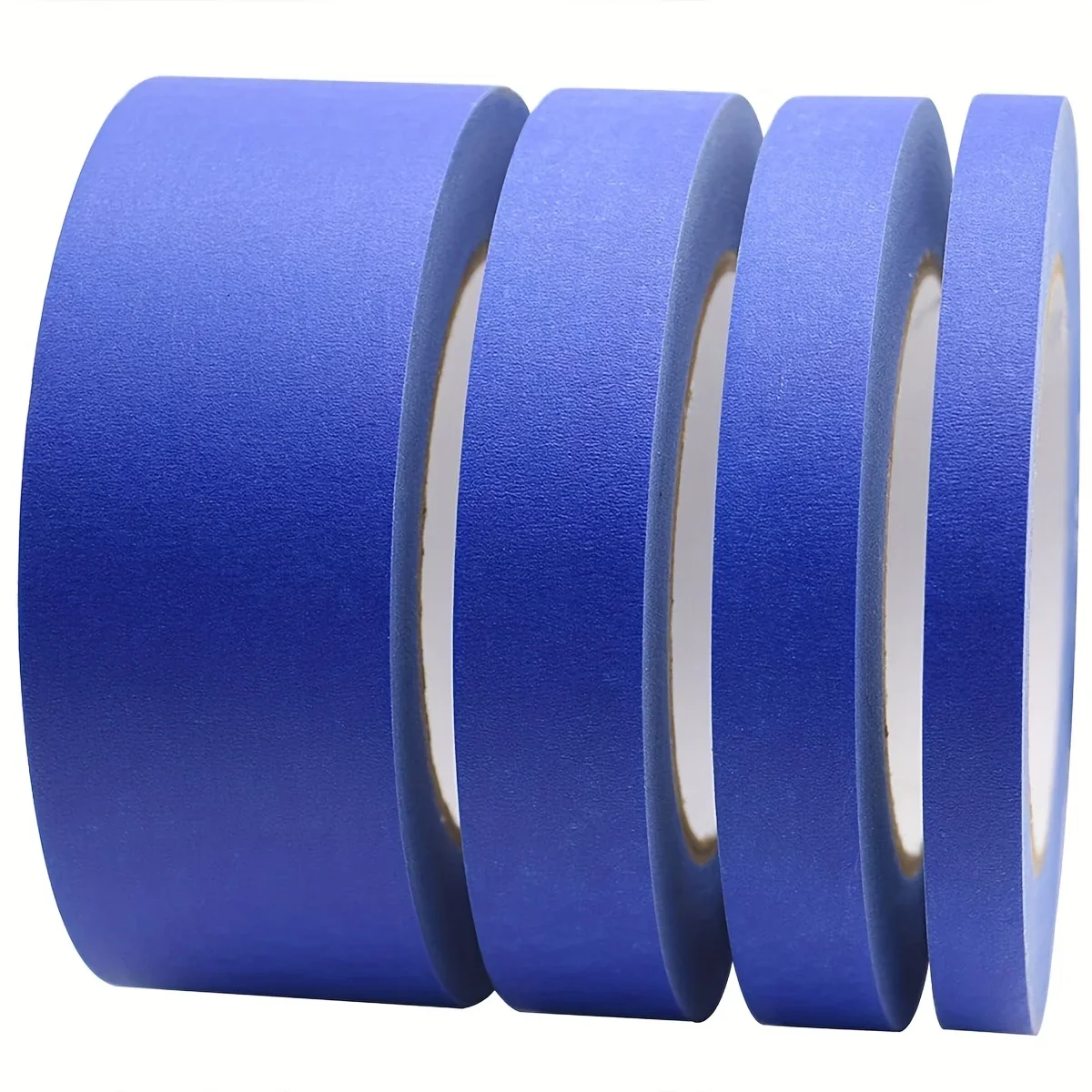 Blauwe schilderstape, 1/2 inch, 3/4 inch, 1 inch, 2 inch, Multi Size Painting Masking Tape, Clean Release Paper Tape voor thuis - afbeelding 2