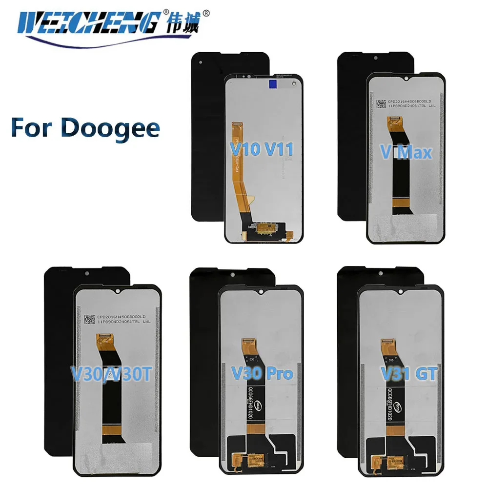 Original For Doogee V10 V11 V30 Pro V30T LCD Display Touch Screen Digitizer Assembly For Doogee V Max Plus V31 GT LCD Screen