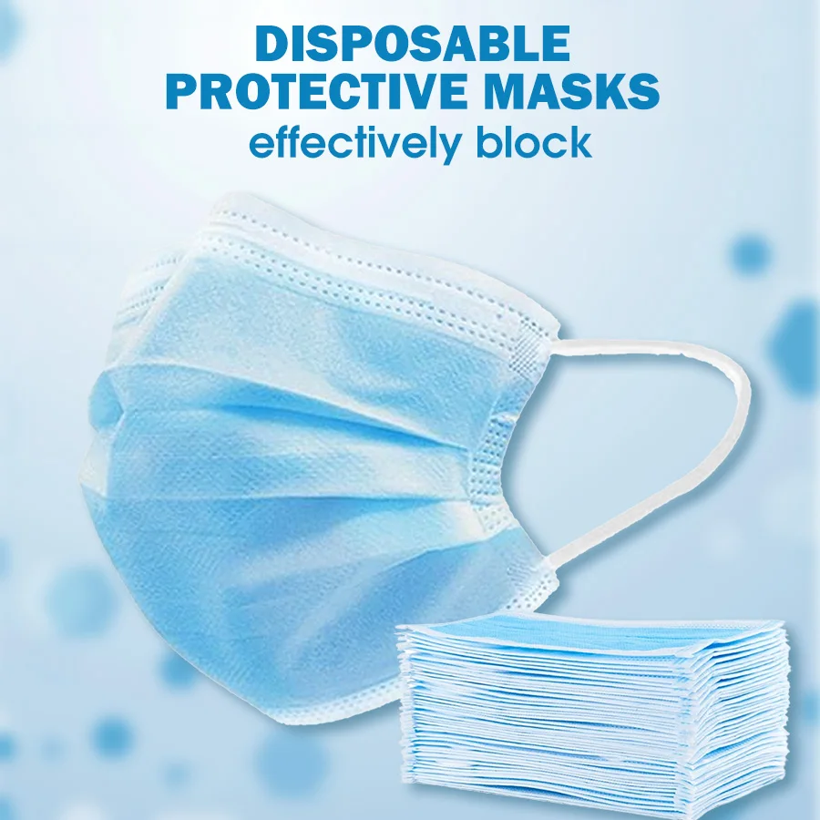 100 Stück Einweg-Schutzmasken für Schönheitsprofessionals – atmungsaktives Design, sichere Passform, perfekt für Kosmetikerinnen