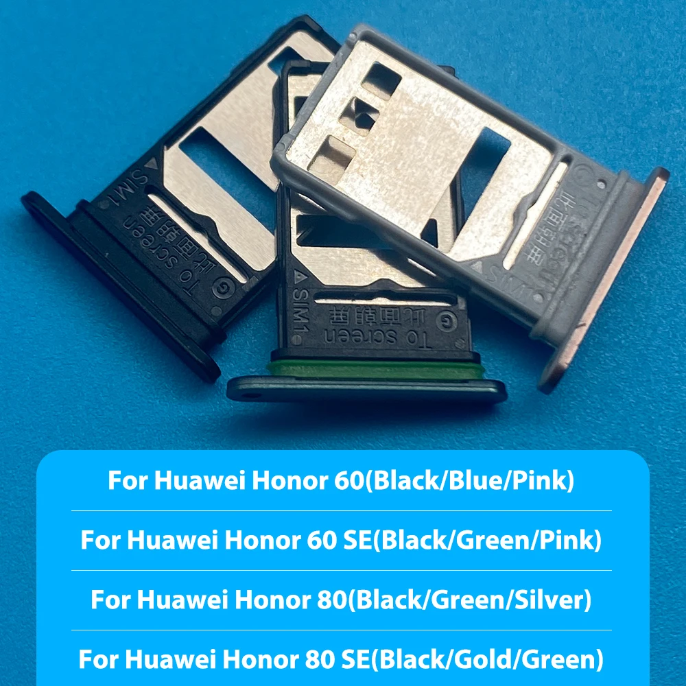 For Huawei Honor 60 se/60/80/80 se/80 Pro SIM Card Tray Slot Holder Adapter Accessories