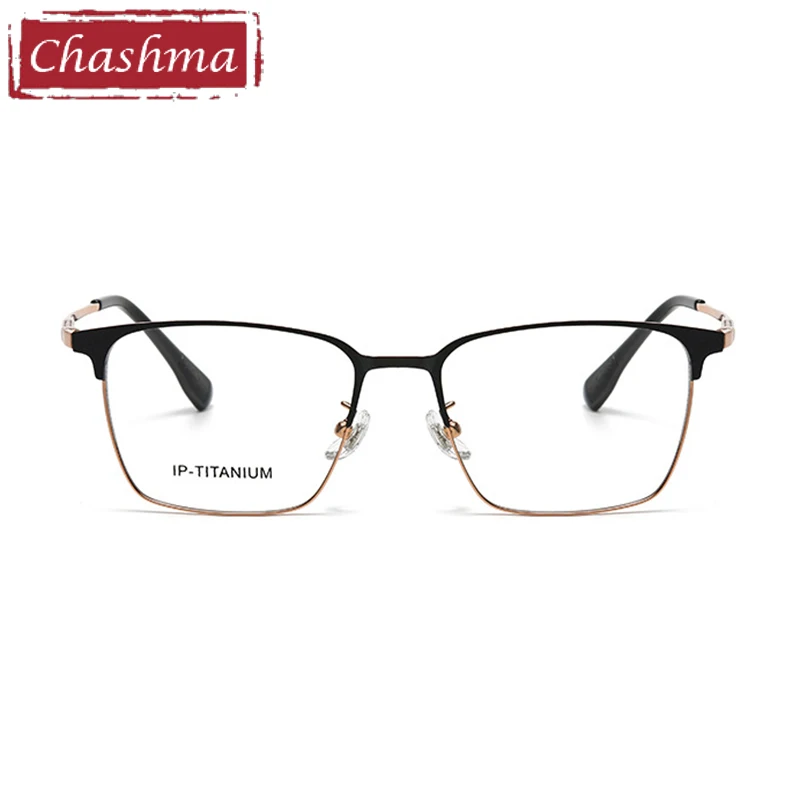 Chashma Gentleman Optical Eyewear Lightweight Men Wide Face Prescription Glasses Frame Women Spectacle Eyeglasses148 mm Temple