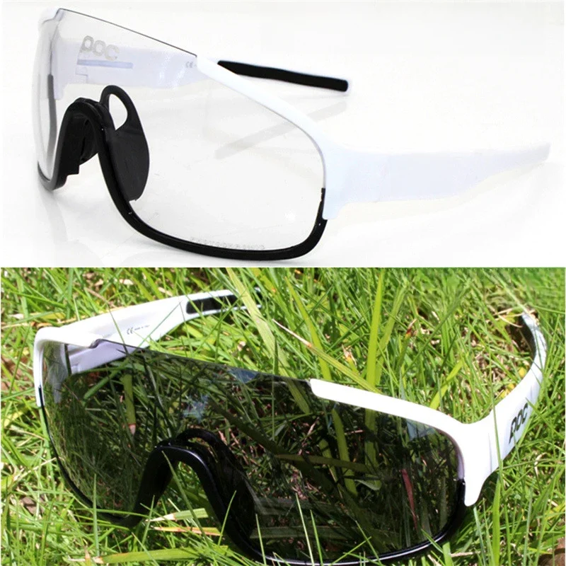 AliExpress POC color-changing cycling glasses Men's and women's outdoor sports goggles goggles sand-proof