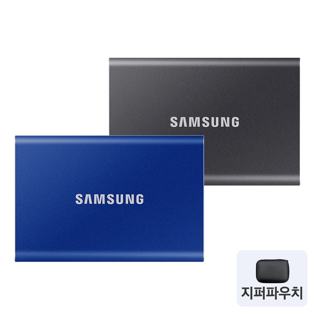 Samsung SSD External SSD T7 1TB External Hard 1 Tella USB3.2 Gen.2 Type-C MU-PC1T0 official certification (genuine)