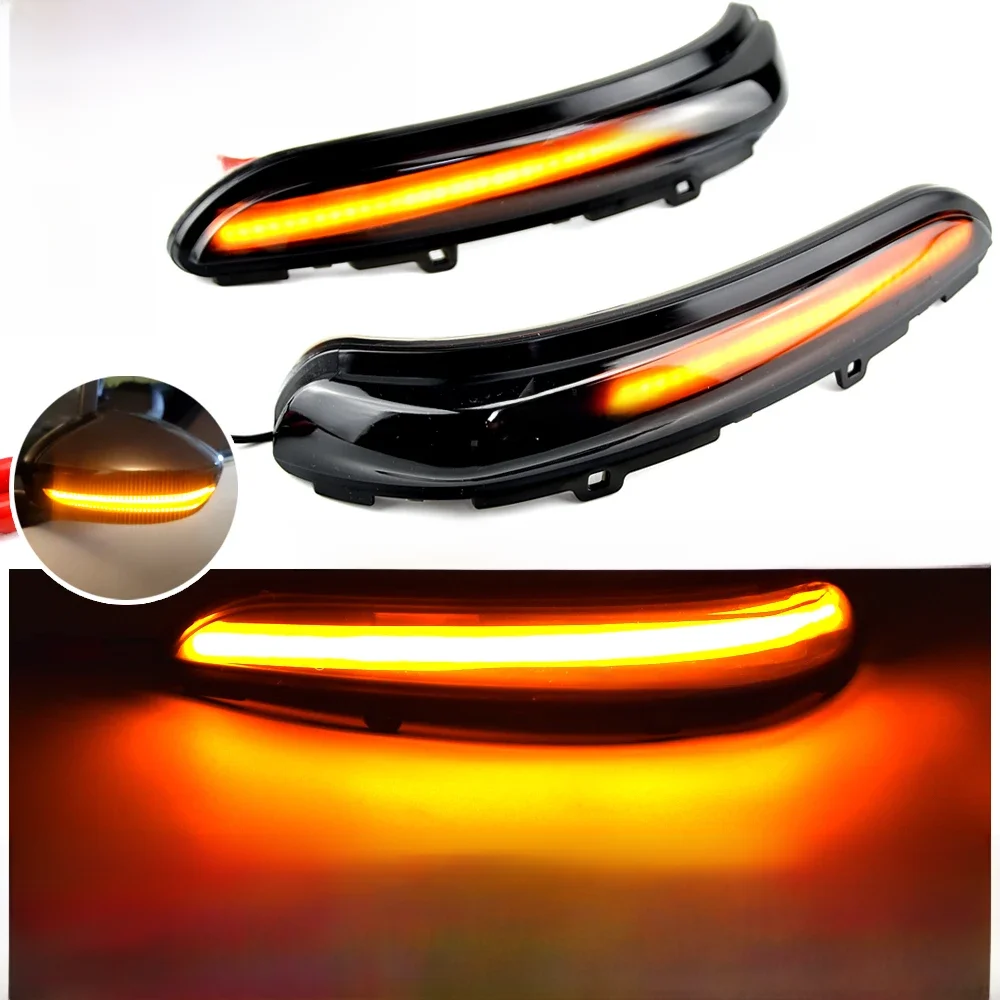 Dynamiczny kierunkowskaz LED do Peugeot 208 2008 2012-2020 Citroen C3 2016- Migający kierunkowskaz Sekwencyjna lampa migająca — zdjęcie 2