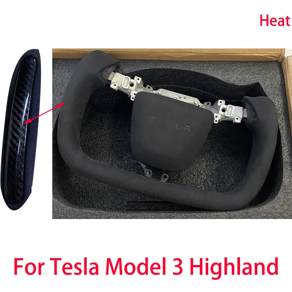 350mmヨークハンドル モデル3 ハイランド YOKE テスラ モデル3 ハイ