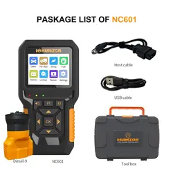 HUMZOR NC601 12V/24V Code Reader OBD 2 Engine J1939 For Car Automotive Scanner for Truck ODB2 OBD2 Diagnostic Auto Tool