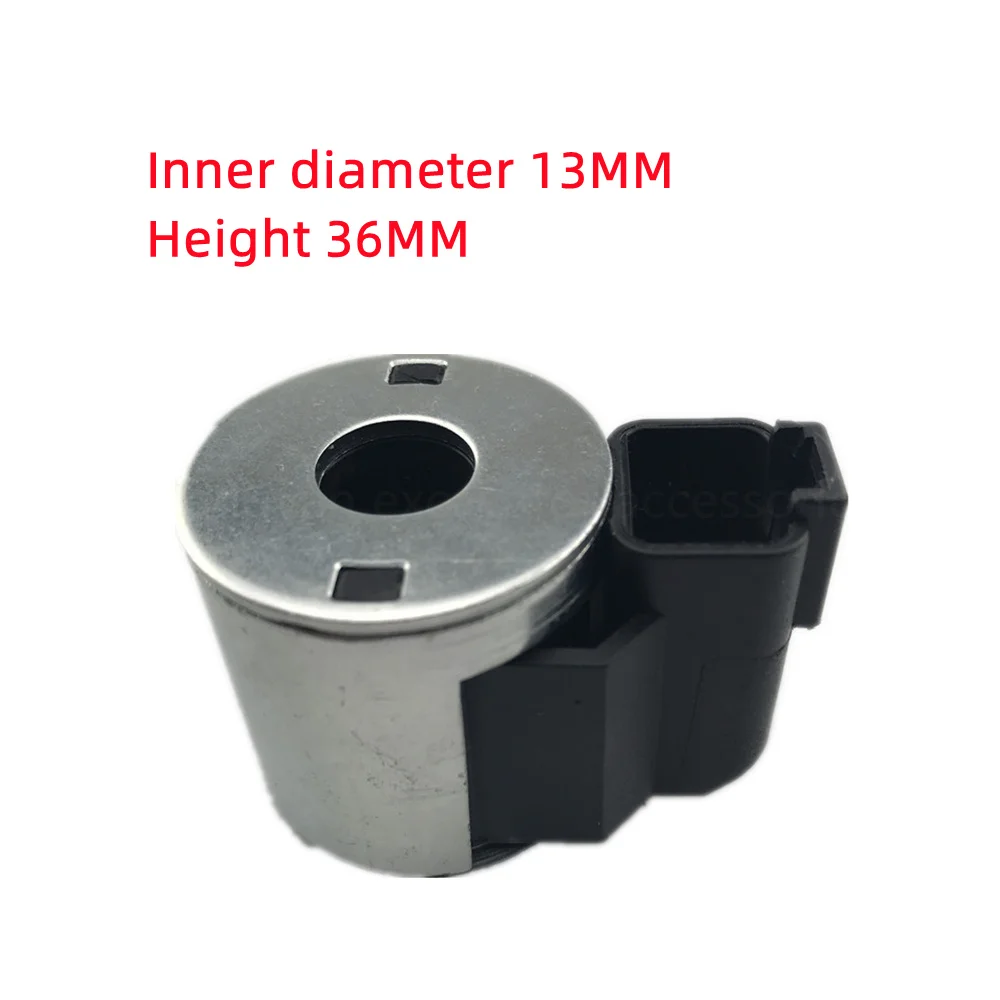 Excavator Parts For 305.5E 306 307C 308D 4M40 Engine Walking Pilot Spool Solenoid Valve Coil Inner Diameter 13MM Height 36MM