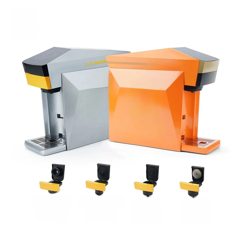 Icafilas 4 en 1 Machine à café à capsules expresso Multiple Cafetera Cappuccino cafetière Dolce Gusto Nespresso poudre KCUP