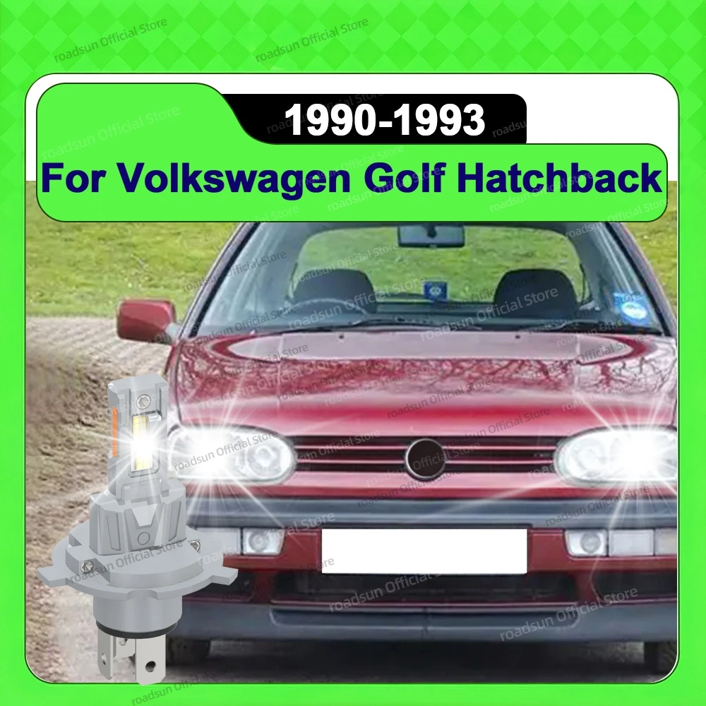 

Led Canbus Headlights 30000LM Auto Lamp For Volkswagen Golf Hatchback 1990-1993