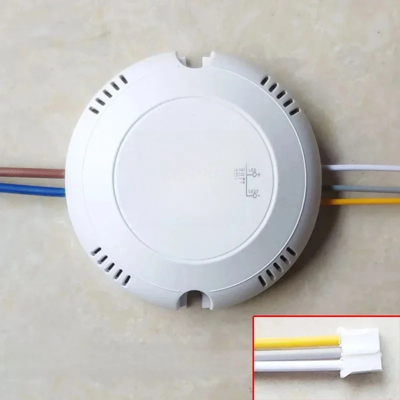 Sterownik LED prąd 280mA 12-24W/20-40W SMD PCB światło sufitowe zasilacz dwukolorowy 3Pin transformatory oświetleniowe AC165-265V — zdjęcie 2