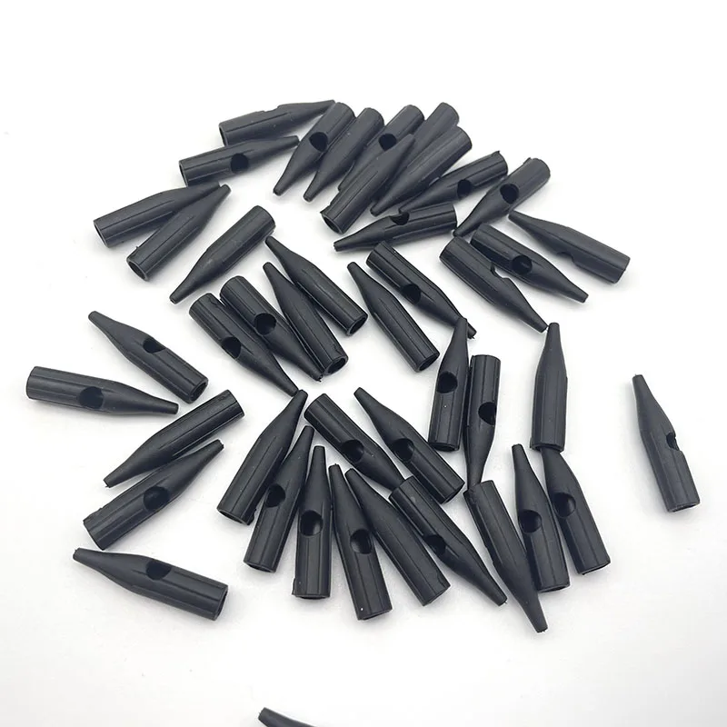 Black 1RL / 3RL Tattoo Caps Semi Permanent Makeup Machine Needle Tips for  Mosaic /Merlin /Dragon Eyebrow LIps