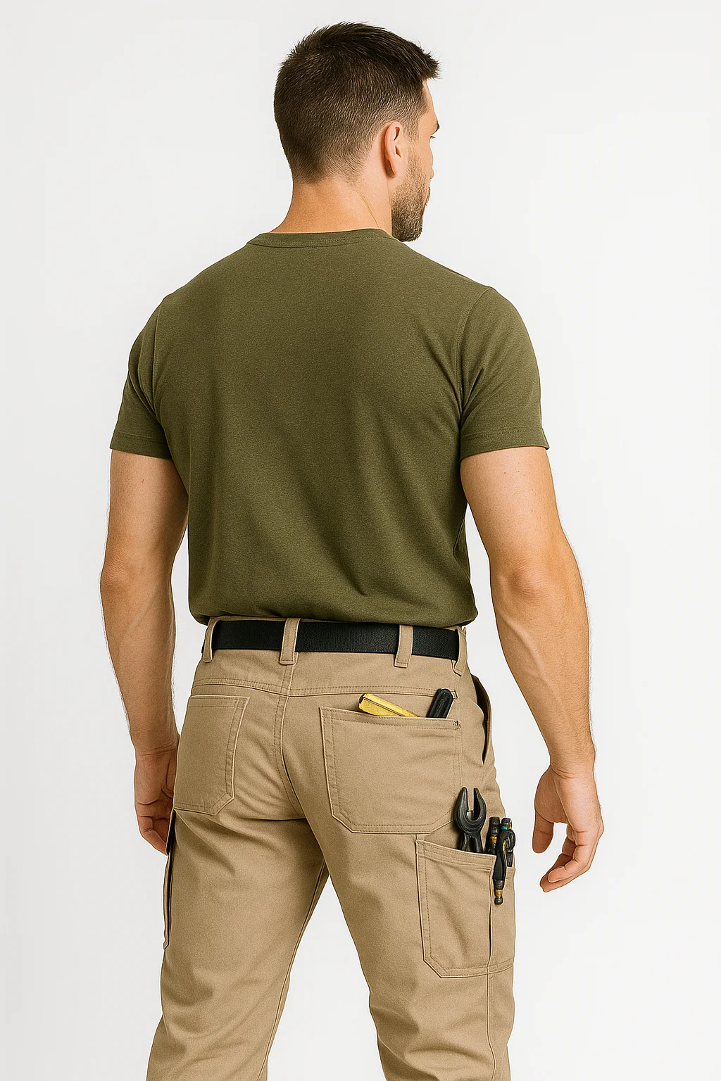 ชุดเอี๊ยมยุทธวิธีหลายกระเป๋าสำหรับผู้ชาย กางเกงทำงานกลางแจ้งกันลม ทนทานต่อการสึกหรอ และใช้งานได้จริงสำหรับการต่อสู้