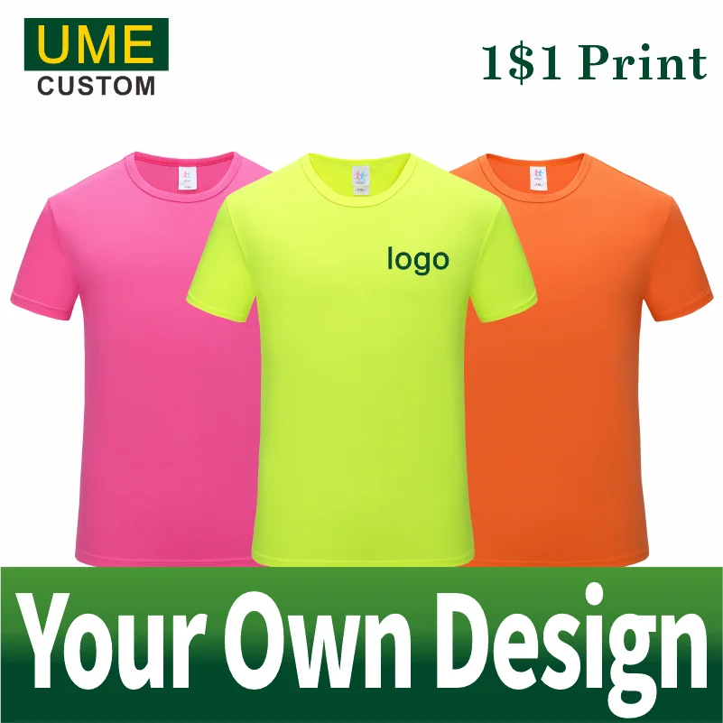 

Summer Children's Round Neck T-shirt Sports Quick-drying Solid Color Shirt Breathable Comfortable Top Custom Exclusive LOGO 2022