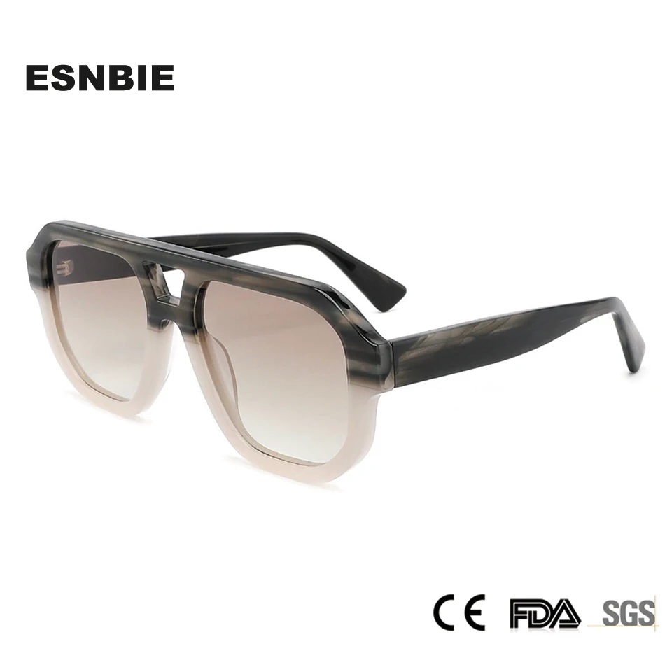 

Trendy Oversized Sunglasses For Men Big Acetate Frame Glasses Polarized Pilot Shades For Women Uv Protection Gafas De Sol Hombre