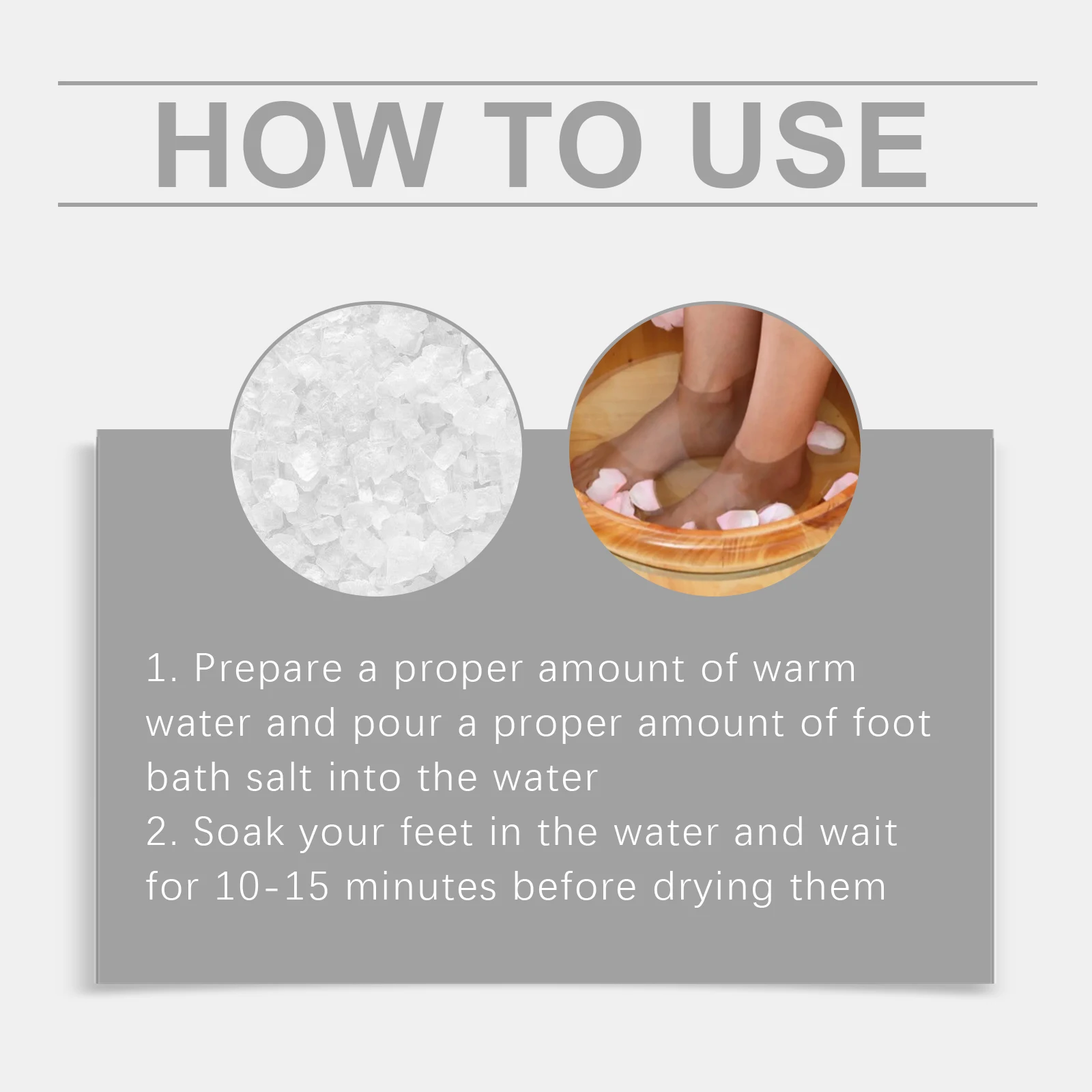 Oceaura Sea Salt Foot Soak Salt Relief Discomfort Moisturizing Deeply Cleaning Weight Loss Relieve Stress Tightening Foot Soak