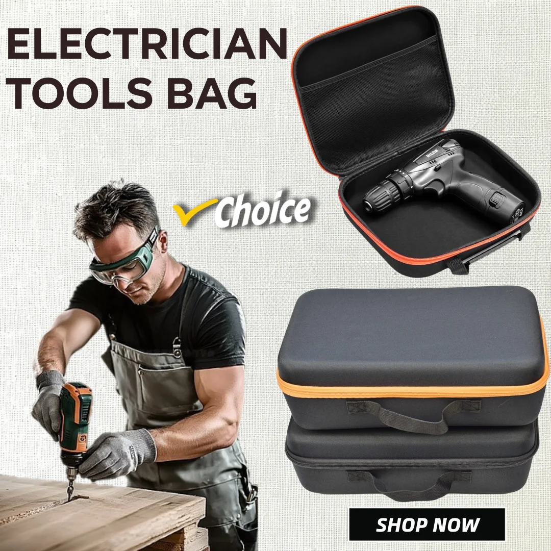 

Водонепроницаемая сумка для инструментов большой емкости — амортизирующее портативное хранилище с 3 размерами для электроинструментов и аппаратных средств