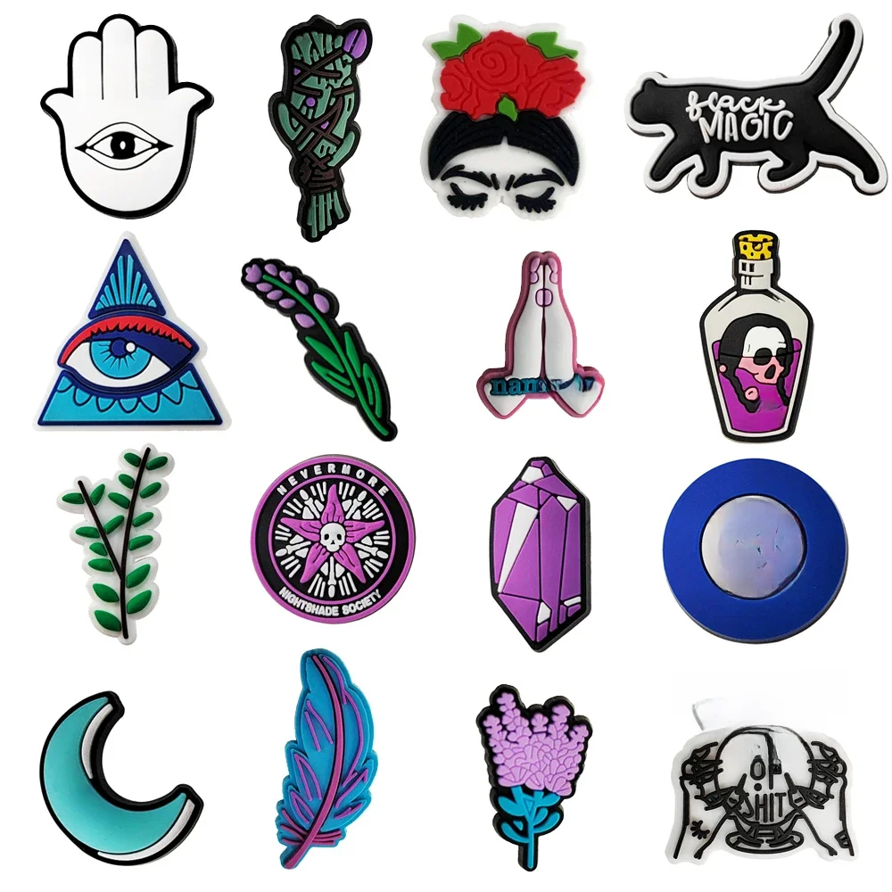 Breloques de chaussures de Style bohémien, 1 pièce, pour accessoires Crocs, épingle à breloques, sabot, décoration de chaussures, cadeaux de fête de noël pour femmes, offre spéciale