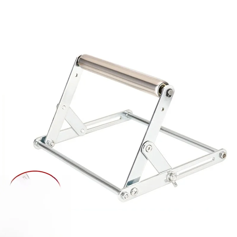 Support pliable en acier inoxydable avec un rouleau, support de machine de découpe réglable, support de matériau de cadre, support rapide pour la coupe