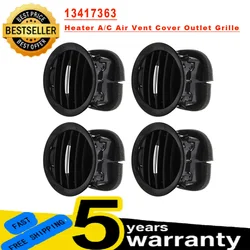 2201099 13417363 For Opel Corsa D Adam MK3 Vauxhall 1/2/4Pcs New Interior Dashboard Air Vent Grille Black/Chrome car accessories